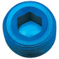 Russell Performance 1/2in Allen Socket Pipe Plug (Blue)