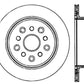 StopTech 5/93-98 Toyota Supra Right Rear Slotted & Drilled Rotor