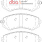 DBA 90-96 Nissan 240SX w/ABS XP Performance Front Brake Pads