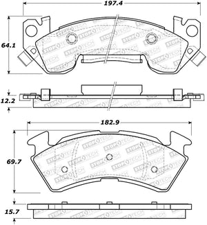 StopTech Street Brake Pads - Rear