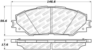 StopTech Street Select Brake Pads - Front