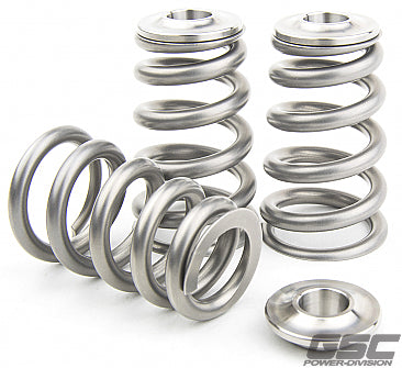 GSC P-D Mitsubishi 4G63 HP Race Beehive Titanium Retainer - Set of 16