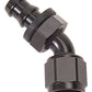 Russell Performance -10 AN Twist-Lok 45 Degree Hose End (Black)