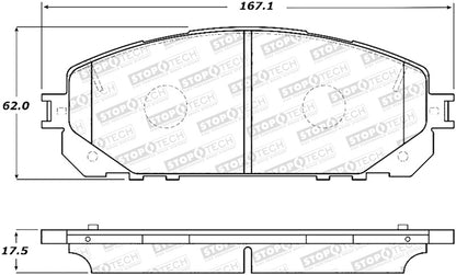 StopTech Street Brake Pads - Front