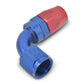 Russell Performance -8 AN Red/Blue 90 Degree Full Flow Hose End