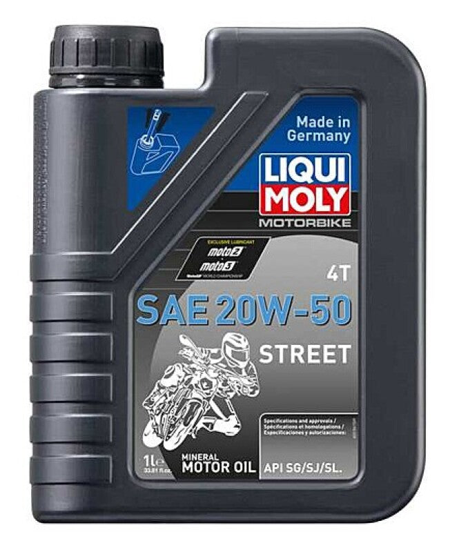 LIQUI MOLY 1L Motorbike 4T SAE 20W50 Street