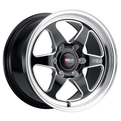 Weld S156 20x11 Ventura 6 Drag 6x127 ET36 BS7.375 Gloss BLK MIL DIA 78.1