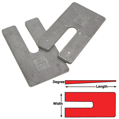 SPC Performance AL SHIMS 3.5X6.25X1 deg.(6)