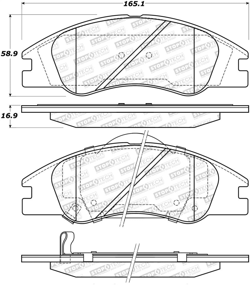 StopTech Street Brake Pads