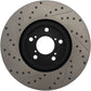 StopTech 07-08 Acura MDX SportStop Slotted & Drilled Left Front Rotor