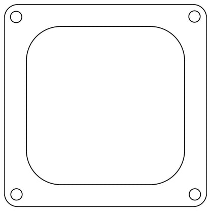 Cometic Holley 4500 Dominator .047in Fiber Carburetor Gasket - 4.775in x 4.775in - Open Plenum