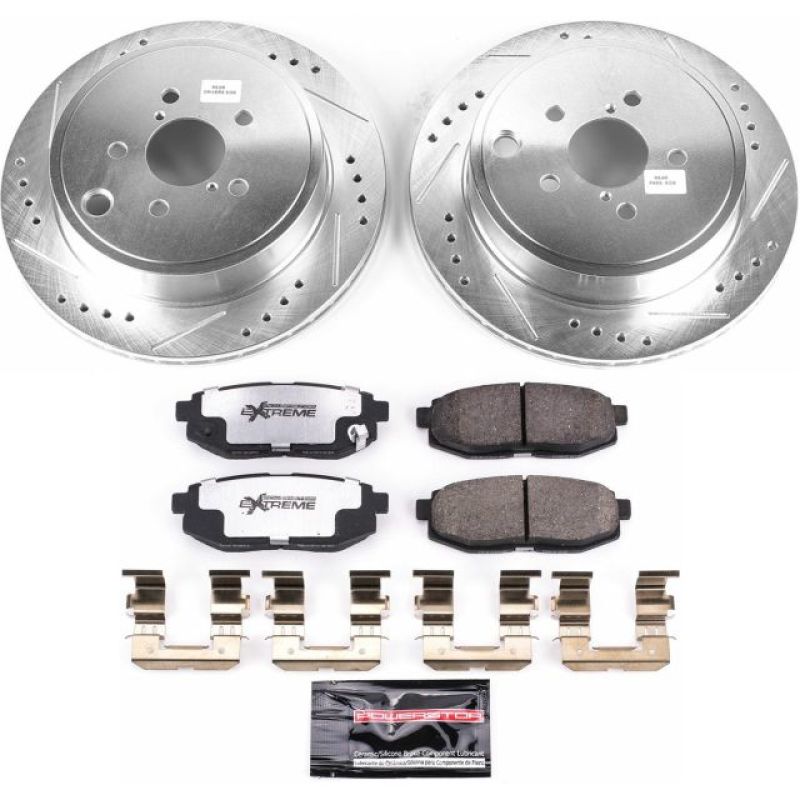 Power Stop 13-16 Scion FR-S Rear Z26 Street Warrior Brake Kit