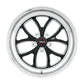 Weld S76 20x10.5 / 5x115mm BP / 6.3in. BS Black Wheel (High Pad) - Non-Beadlock