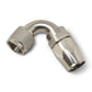 Russell Performance -6 AN Endura 120 Degree Full Flow Swivel Hose End (With 9/16in Radius)