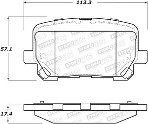 StopTech Street Brake Pads - Front