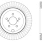 StopTech Drilled Sport Brake Rotor