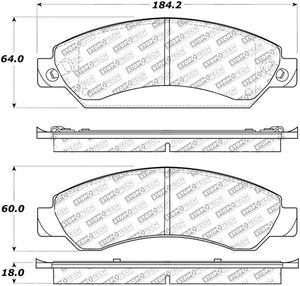 StopTech Street Select Brake Pads - Front