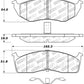 StopTech Sport Brake Pads w/Shims and Hardware - Front