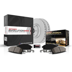 Power Stop 06-12 Mitsubishi Eclipse Rear Z17 Evolution Geomet Coated Brake Kit