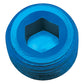 Russell Performance 1/2in Allen Socket Pipe Plug (Blue)