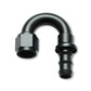 Vibrant -12AN Push-On 180 Deg Hose End Fitting - Aluminum