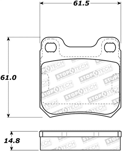 StopTech Street Brake Pads