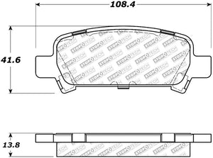 StopTech Street Select Brake Pads - Front/Rear