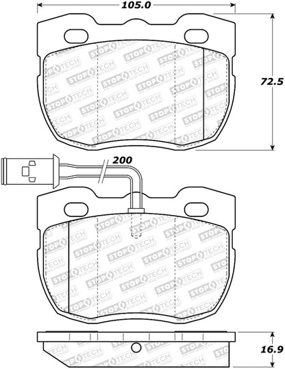 StopTech Street Brake Pads - Front