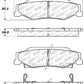 StopTech Performance 04-08 Cadillac XLR/XLR-V / 97-10 Chevrolet Corvette Rear Brake Pads