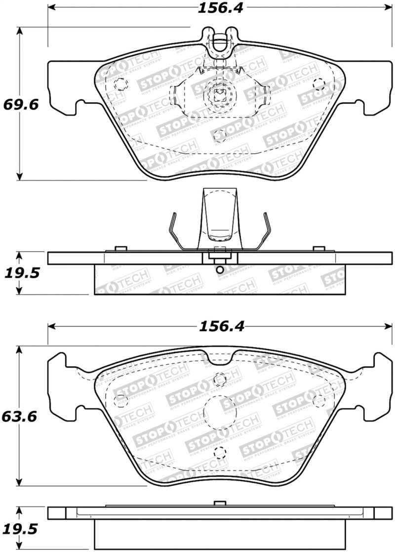 StopTech Street Brake Pads