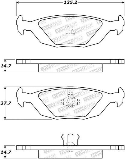 StopTech Street Brake Pads