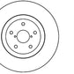 StopTech Drilled Sport Brake Rotor