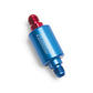 Russell Performance Red/Blue Anodized (3in Length 1-1/4in dia. -6 male inlet/outlet)