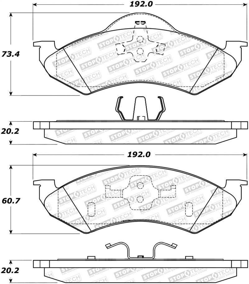 StopTech Street Brake Pads