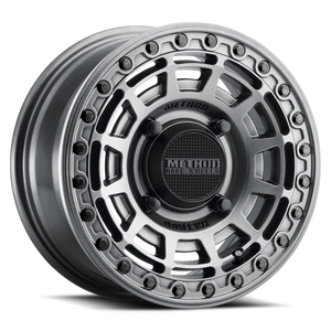 Method MR415 Beadlock 15x7 / 5+2/38mm Offset / 4x156 / 132mm CB Graphite Wheel - Gloss Graphite Ring