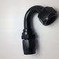 Fragola -12AN Fem x -16AN Hose 150 Degree Expanding Hose End - Black