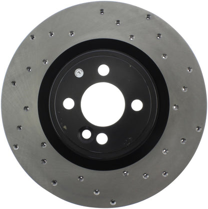 StopTech Sport Cross Drilled Brake Rotor - Front Right