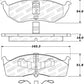 StopTech Street Select Brake Pads