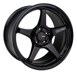 Enkei TS-5 17x8 5x100 45mm Offset 72.6mm Bore Gloss Black