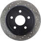 StopTech Power Slot 07-13 Jeep Wrangler Rear Right Drilled & Slotted Rotor