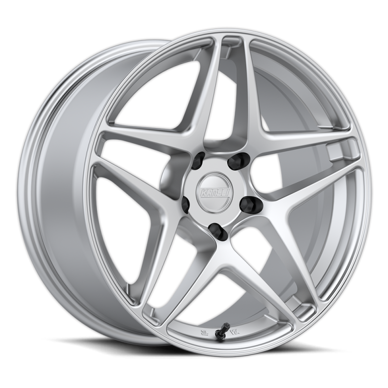 Kansei K15H Astro 18x9in / 5x100 BP / 22mm Offset / 73.1mm Bore - Hyper Silver Wheel