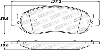 StopTech Street Select Brake Pads - Front