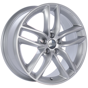 BBS SX 17x7.5 5x120 ET43 CB72.5 Sport Silver Wheel