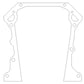 Cometic 65-91 Dodge V8 5.2L R-3 W-2 Timing Cover Gasket Set 0.018in AFM