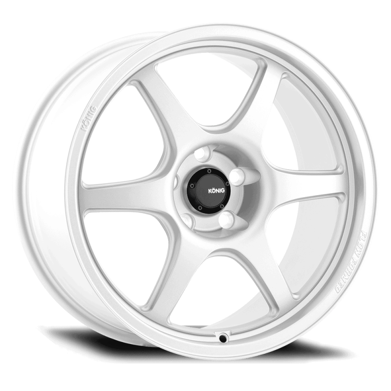 Konig Hexaform 18X10.5 5X114.3 ET18 Gloss White Flow Formed