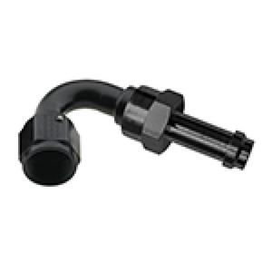 Fragola -8AN 120 Degree EZ Street Hose End Black