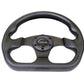 NRG Carbon Fiber Steering Wheel (320mm) Flat Bottom Matte Black Carbon