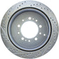 StopTech Select Sport 13-17 Toyota Land Cruiser Sport Drilled / Slotted Rear Driver-Side Brake Rotor