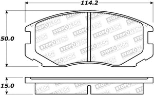 StopTech Street Brake Pads - Front