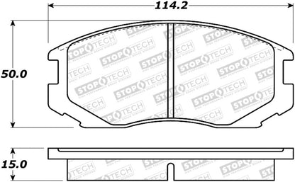 StopTech Street Brake Pads - Front